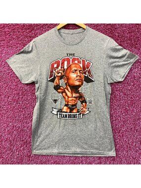 WWE Dwayne The Rock Johnson Bring It Team T-Shirt Small